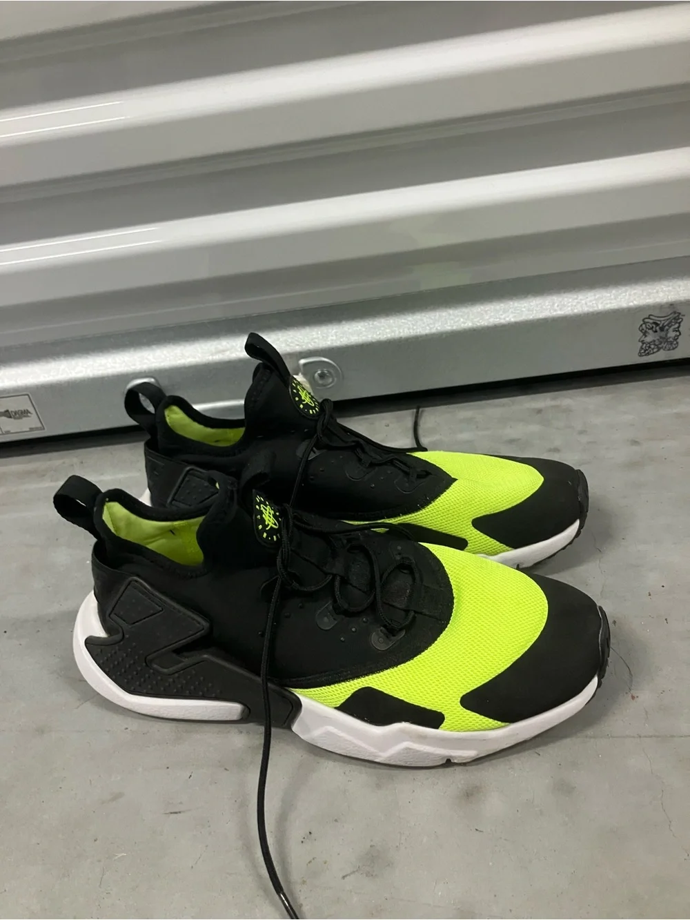 AIR HUARACHE DRIFT 'BLACK VOLT' Boys 7